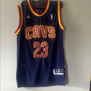 Adidas Cavs Jersey - Navy and Yellow